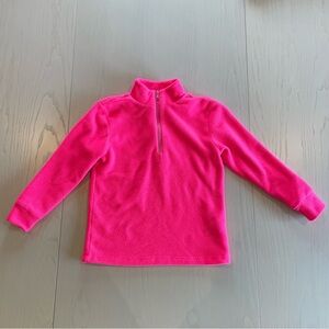 Dudley Stephens Kids Vello Fleece Windabout Pullover (Hot Pink) - Size XS 6